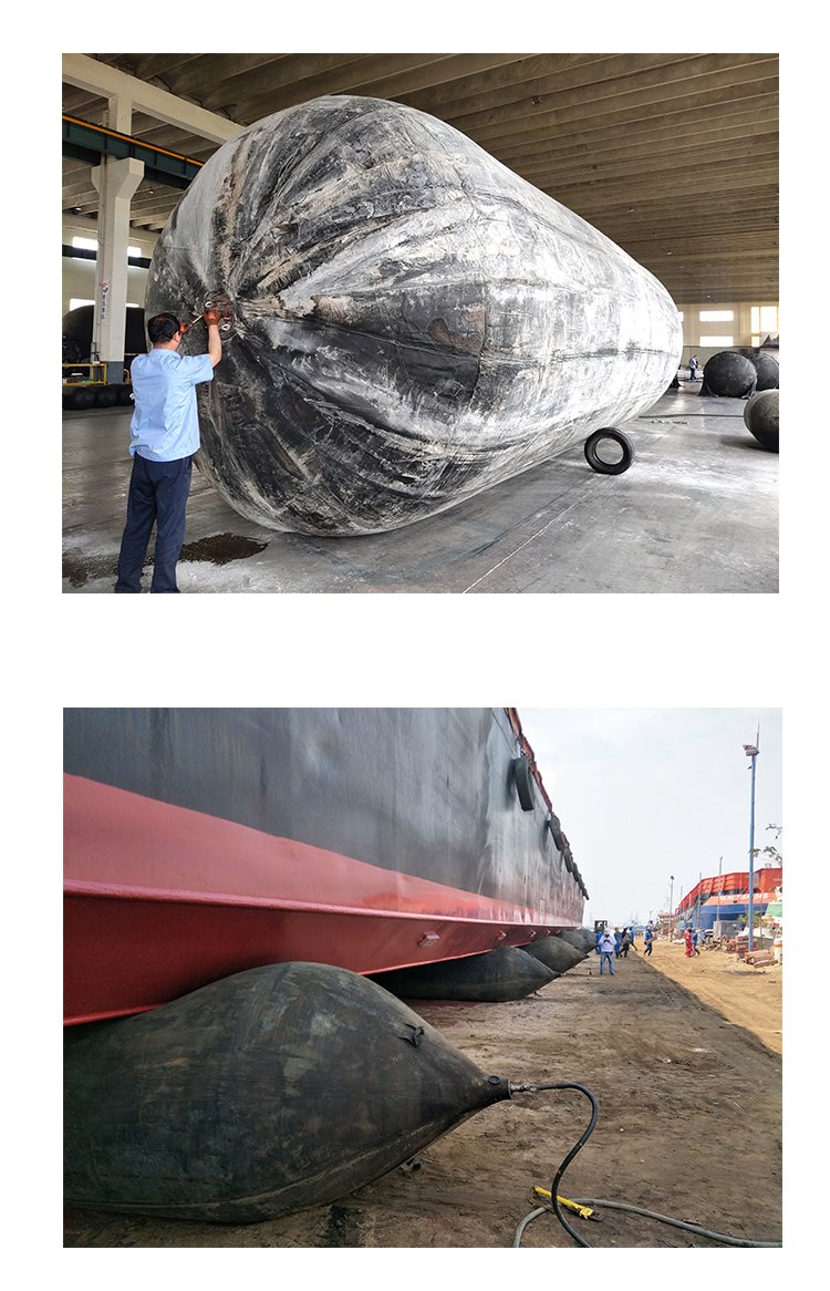 船舶上排下水的省力之選 魯航船用下水氣囊